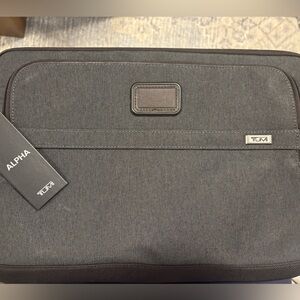 TUMI Alpha Laptop Case - Large - Charcoal